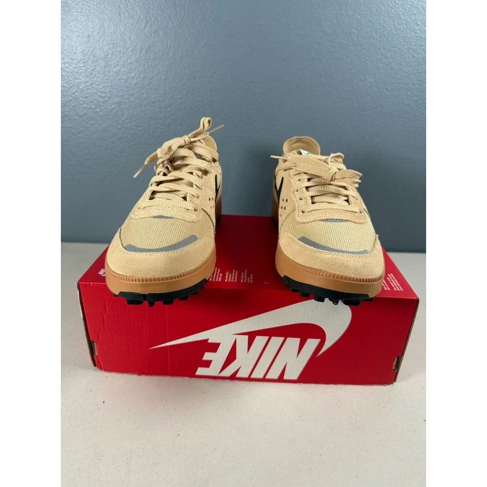 Nike City Mens Sneakers Flax‎ Brown/Black-Sesame Comfort Athletic Size 8